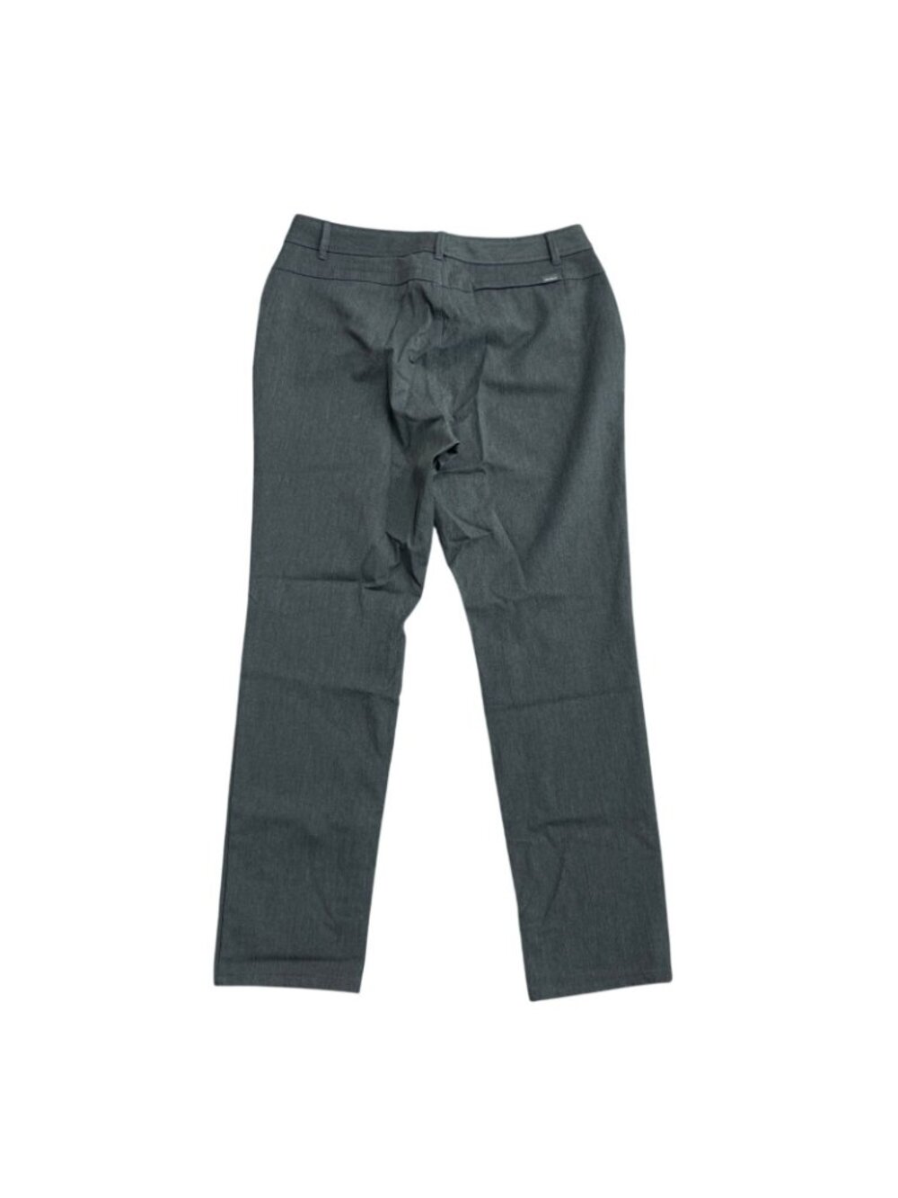 Eddie Bauer Women's 12 Gray Straight-Leg Pants Polyester Blend B1211 - Picture 2 of 10